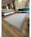 Destan Halı Sisal 06 Bordürlü Özel Ölçü Tam Çerçeveli Jüt Sisal Modern Halı