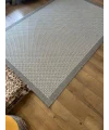 Destan Halı Sisal 06 Bordürlü Özel Ölçü Tam Çerçeveli Jüt Sisal Modern Halı