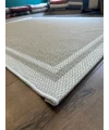 Destan Halı Sisal 01 Bordürlü Özel Ölçü Tam Çerçeveli Jüt Sisal Modern Halı