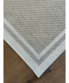 Destan Halı Sisal 01 Bordürlü Özel Ölçü Tam Çerçeveli Jüt Sisal Modern Halı