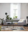Dolce Vita Halı 100 Tarak Bambu Lusdo 8207 MULTİ Modern Salon Halısı