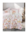 Cottonbox Mode Line Çift Kişilik Nevresim Takımı Lilura Pembe