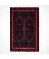 TÜRKMEN KİLİM 04 Makinede Yıkanabilir Türkmen Desenli Dokuma Kilim