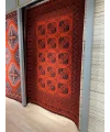 TÜRKMEN KİLİM 05 Makinede Yıkanabilir Türkmen Desenli Dokuma Kilim