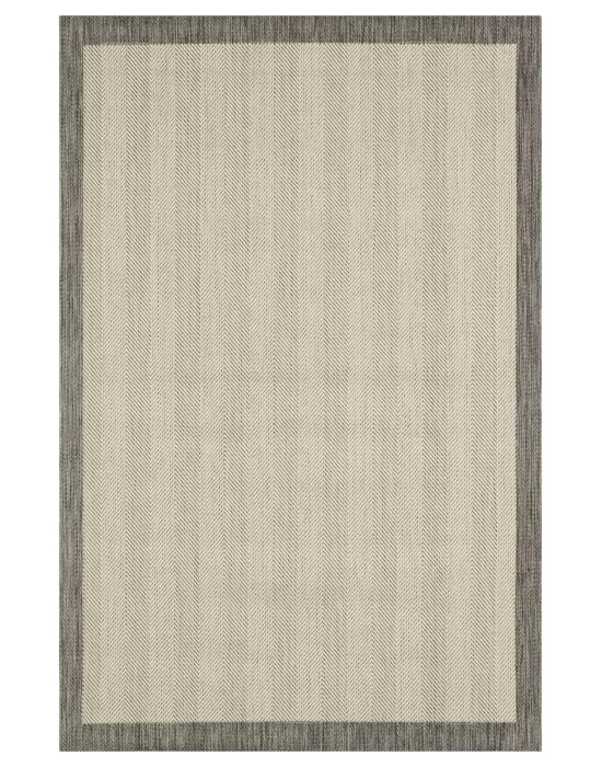 Destan halı AS02 Sisal Bordürlü Çerçeveli Jüt Sisal Modern Dekoratif Halı