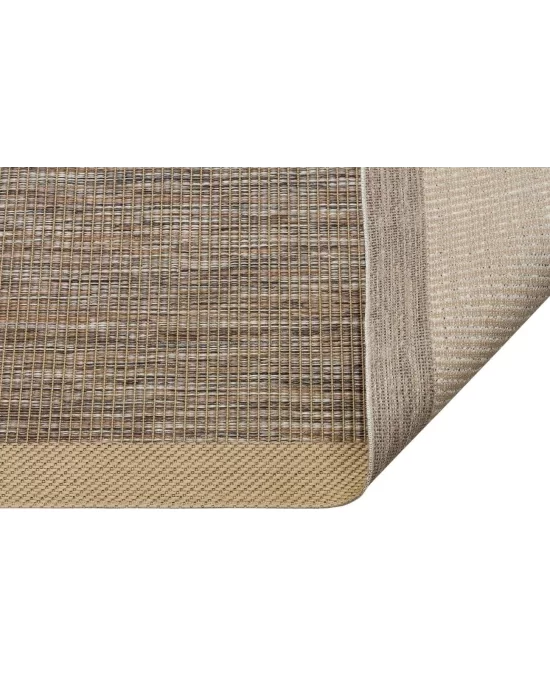 Destan halı AS03 Sisal Bordürlü Çerçeveli Jüt Sisal Modern Dekoratif Halı