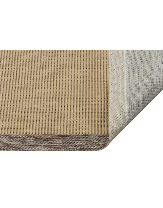 Destan halı AS04 Sisal Bordürlü Çerçeveli Jüt Sisal Modern Dekoratif Halı