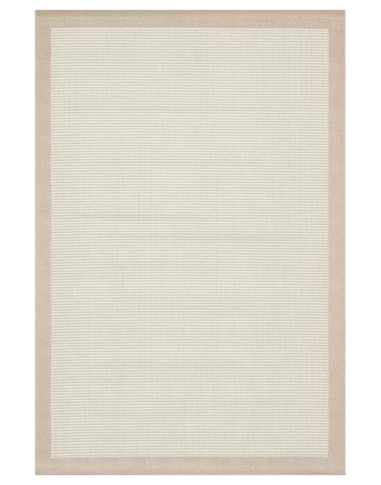 Destan halı AS05 Sisal Bordürlü Çerçeveli Jüt Sisal Modern Dekoratif Halı