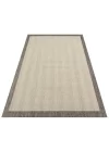 Destan halı AS02 Sisal Bordürlü Çerçeveli Jüt Sisal Modern Dekoratif Halı