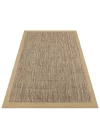 Destan halı AS03 Sisal Bordürlü Çerçeveli Jüt Sisal Modern Dekoratif Halı