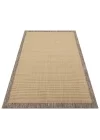 Destan halı AS04 Sisal Bordürlü Çerçeveli Jüt Sisal Modern Dekoratif Halı