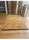 Destan Halı Ürgüp 6013 Hardal Kaymaz Tabanlı Yıkanabilir Kilim