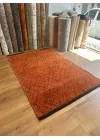 Destan Halı Ürgüp 6016 Kiremit Kaymaz Tabanlı Yıkanabilir Kilim