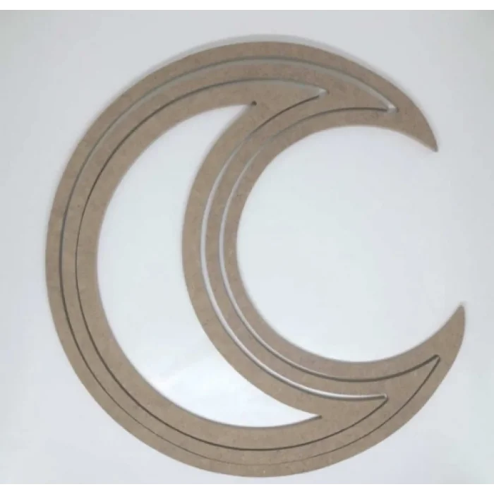 3lü Ay Şeklinde MDF Kasnak Seti - 4 mm