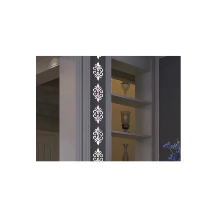 Motif-bordür Dekoratif Pleksi Ayna (kendinden Yapışkanlı) 7x7cm - 10 Adet