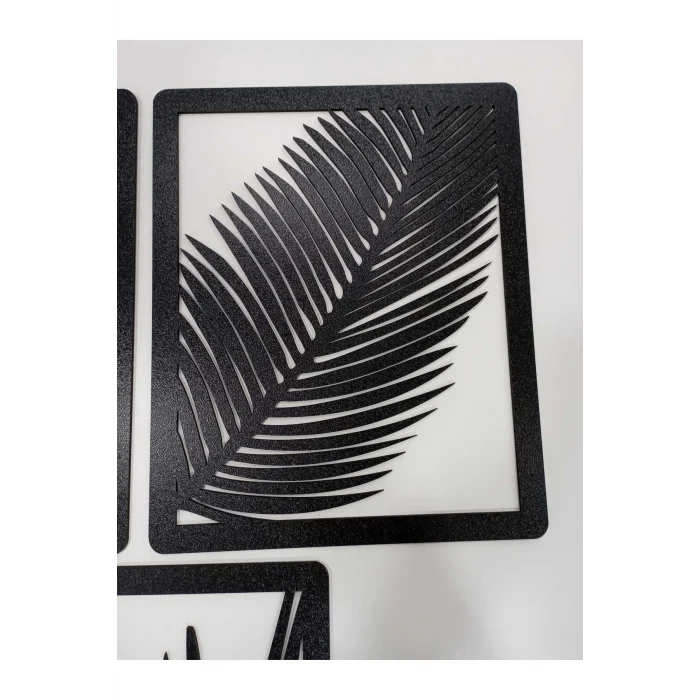 Lazer Kesim Ahşap Tablo 3lü