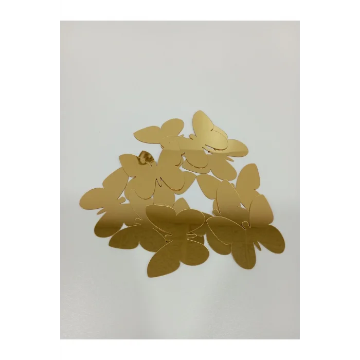 12 li Gold Pleksi Ayna Kelebek Duvar Dekor Ürün