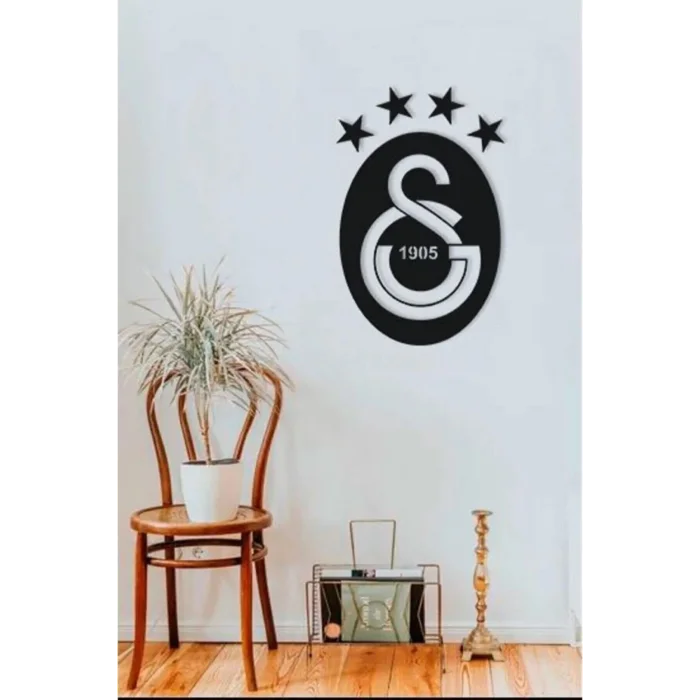 Ahşap Galatasary Duvar sanat Amblem Sembol Tablo Hediyelik Eşya