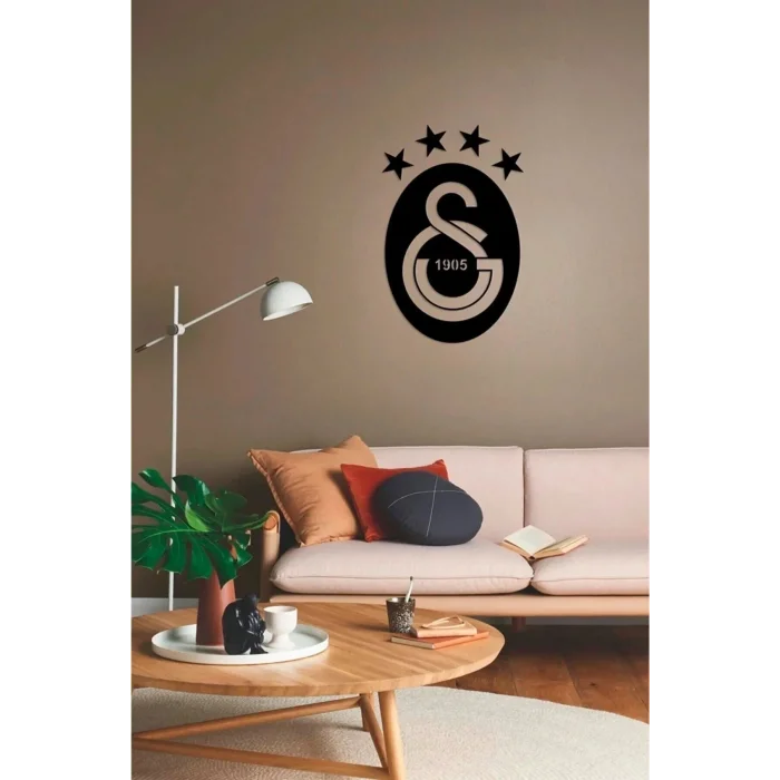 Ahşap Galatasary Duvar sanat Amblem Sembol Tablo Hediyelik Eşya