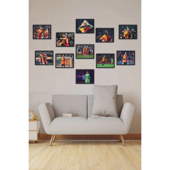 11li Set Çerçeve Görünümlü 11Logo Mdf Tablo