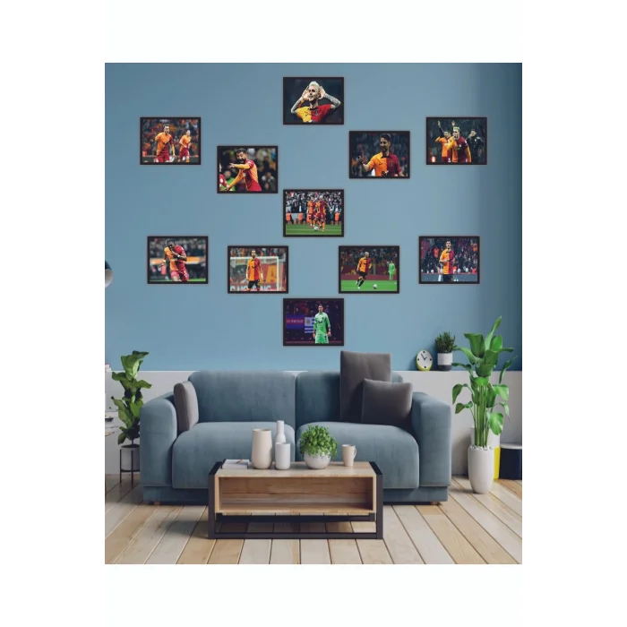 11li Set Çerçeve Görünümlü 11Logo Mdf Tablo