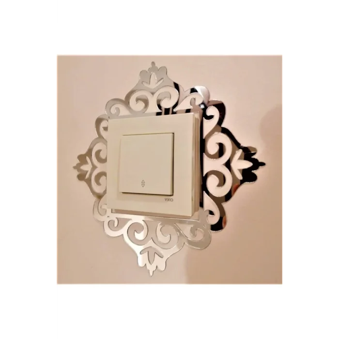 Dekoratif Pleksi Priz Anahtar Çerçevesi Priz Kenarı Süsü