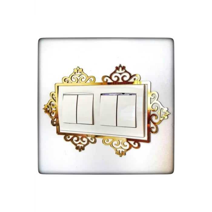 Dekoratif Pleksi Priz Anahtar Çerçevesi Priz Kenarı Süsü