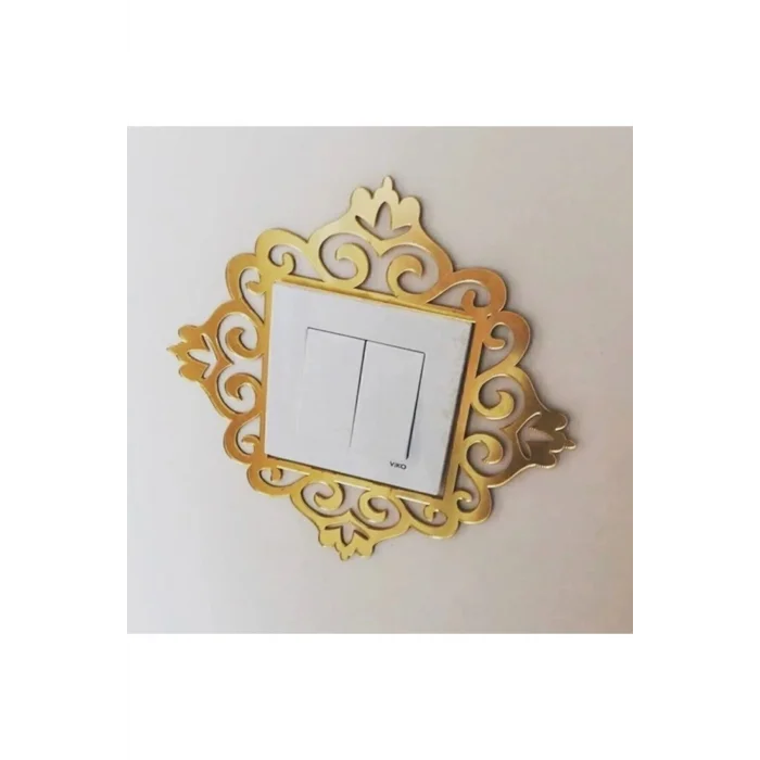 Dekoratif Pleksi Priz Anahtar Çerçevesi Priz Kenarı Süsü