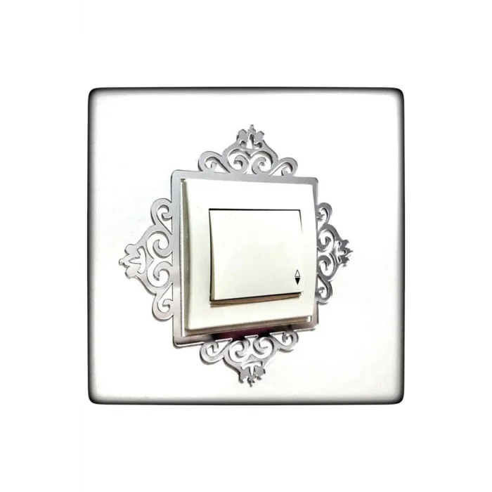 Dekoratif Pleksi Priz Anahtar Çerçevesi Priz Kenarı Süsü