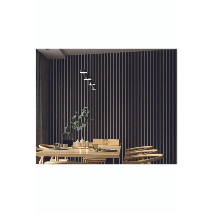 Dekorasyon Ahşap Şerit Duvar Panelleri Duvar Çıtası Iskandinav  (5ADET) 40x4cm