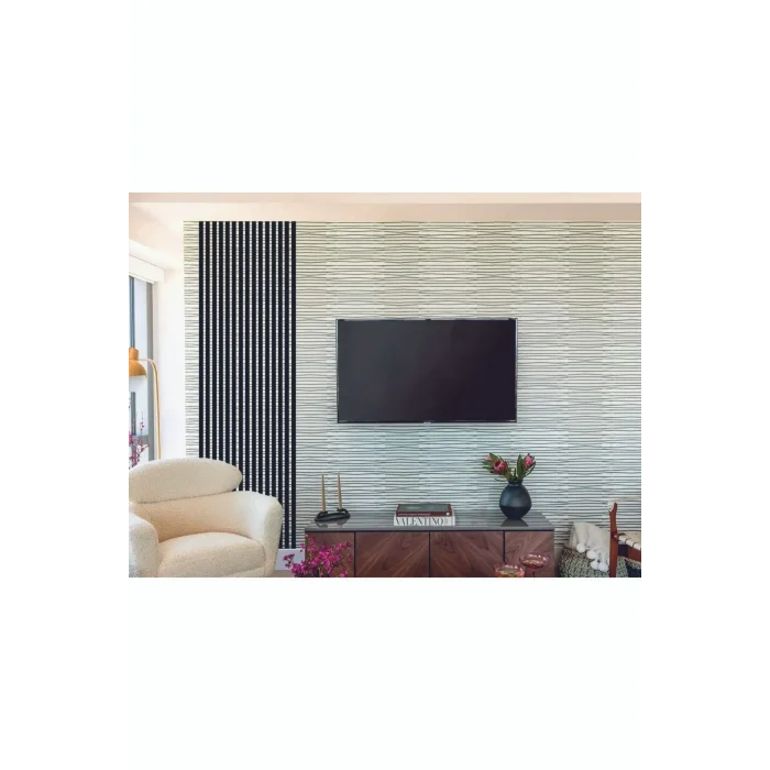 Dekorasyon Ahşap Şerit Duvar Panelleri Duvar Çıtası Iskandinav  (5ADET) 40x4cm