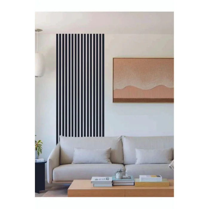 Dekorasyon Ahşap Şerit Duvar Panelleri Duvar Çıtası Iskandinav  (5ADET) 40x4cm
