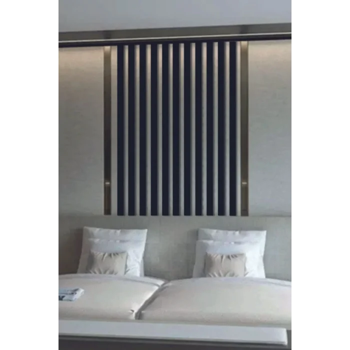 Dekorasyon Ahşap Şerit Duvar Panelleri Duvar Çıtası Iskandinav  (5ADET) 40x4cm