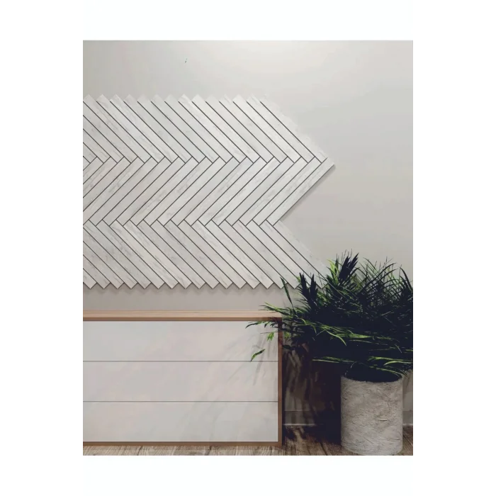 Dekorasyon Ahşap Şerit Duvar Panelleri Duvar Çıtası Iskandinav  (5ADET) 40x4cm