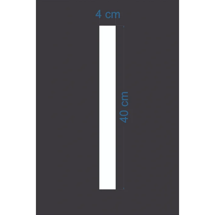 Dekorasyon Ahşap Şerit Duvar Panelleri Duvar Çıtası Iskandinav  (5ADET) 40x4cm