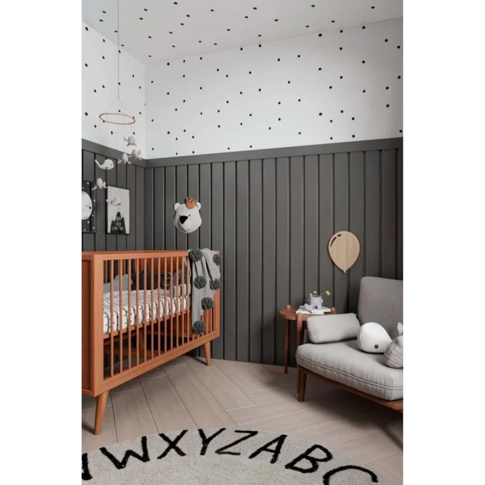 Iskandinav Duvar Çıtası 5 Adet 50 cm X 5 cm Ham Mdf - Dekoratif Duvar Çıtası Boyanabilir