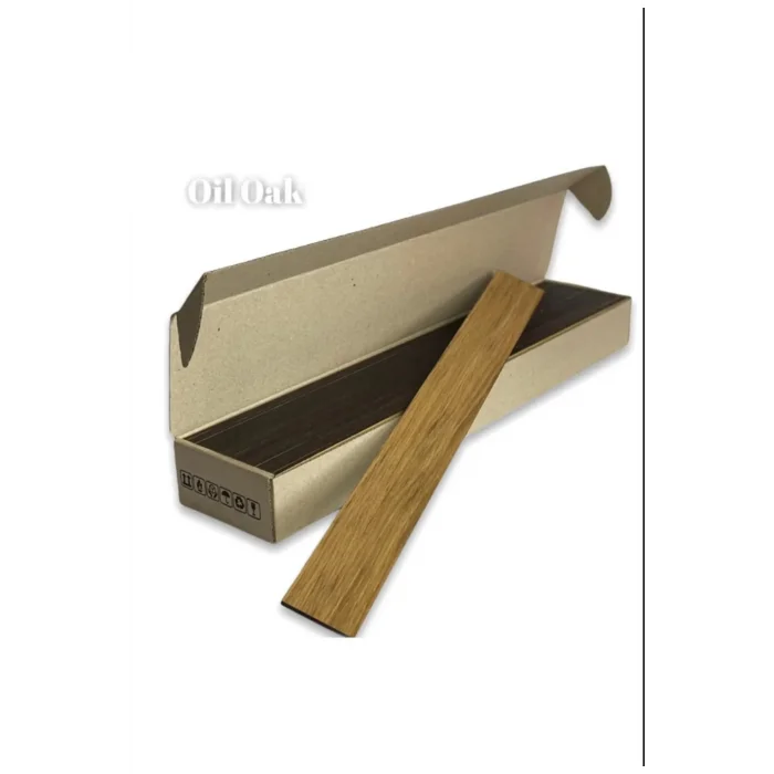 Iskandinav Duvar Çıtası 5 Adet 50 Cm X 5 Cm Kahverengi - Dekoratif Duvar Çıtası Boyanabilir