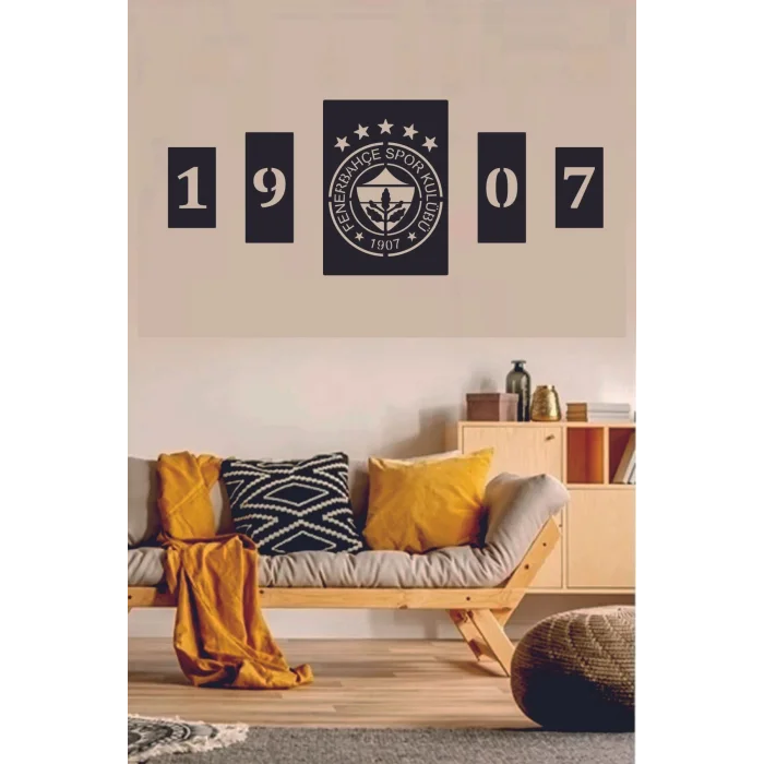 5 li Tablo - Kanvas Tablo - Futbol Tablo