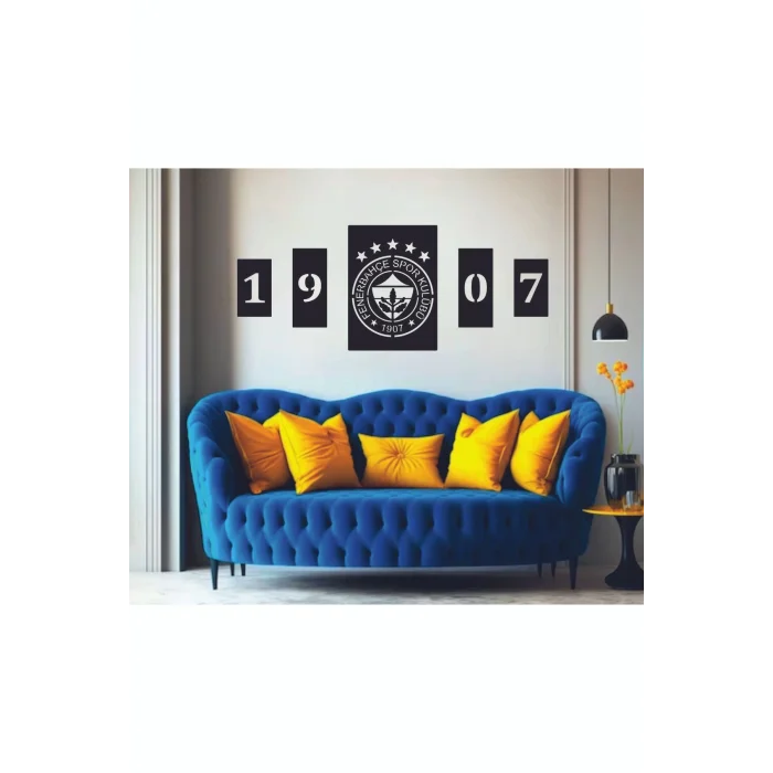 5 li Tablo - Kanvas Tablo - Futbol Tablo