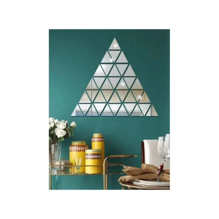 Üçgen (5x5) Pleksi Ayna (kendinden Yapışkanlı) 36 Adet