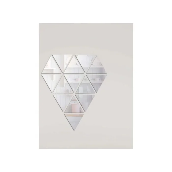 Üçgen (5x5) Pleksi Ayna (kendinden Yapışkanlı) 36 Adet