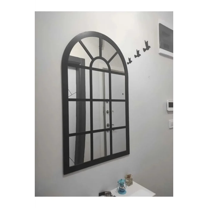 Dekoratif Pencere Ayna Pleksi Aynalı Kullanıma Hazır 60x40 Cm