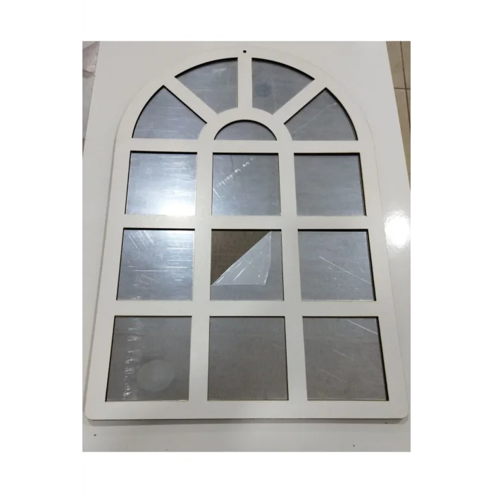 Dekoratif Pencere Ayna Pleksi Aynalı Kullanıma Hazır 60x40 Cm