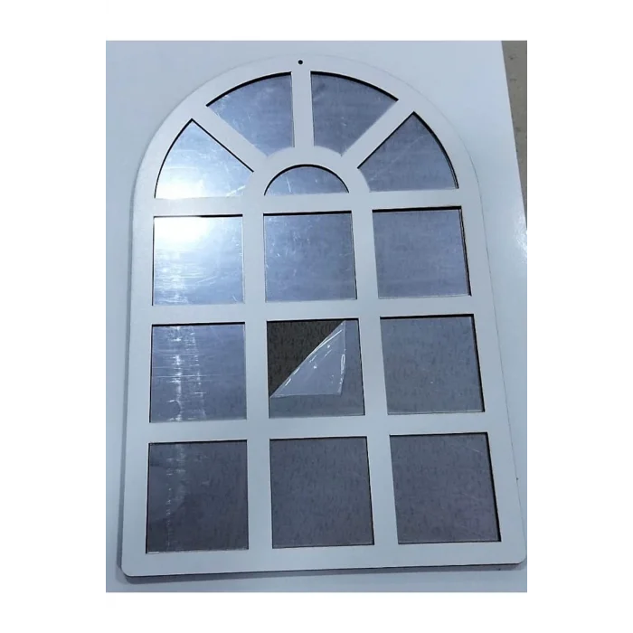 Dekoratif Pencere Ayna Pleksi Aynalı Kullanıma Hazır 60x40 Cm