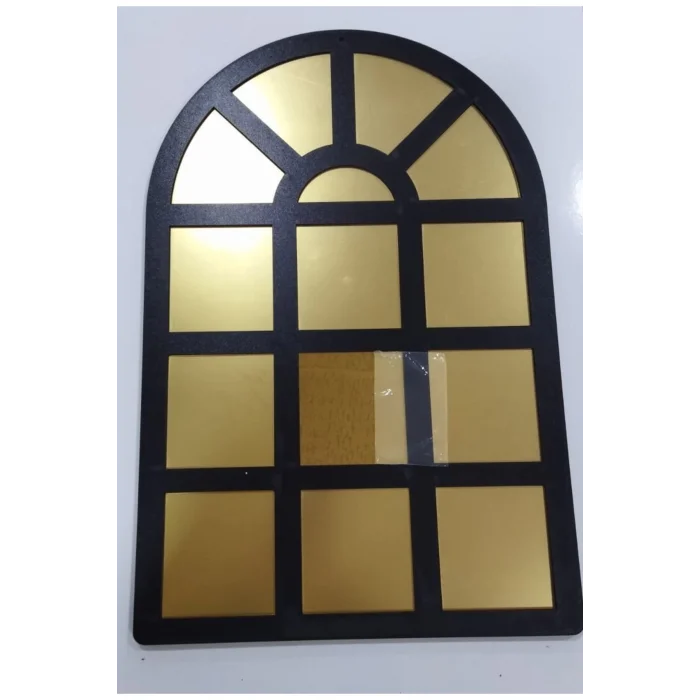 Dekoratif Pencere Ayna Pleksi Aynalı Kullanıma Hazır 60x40 Cm