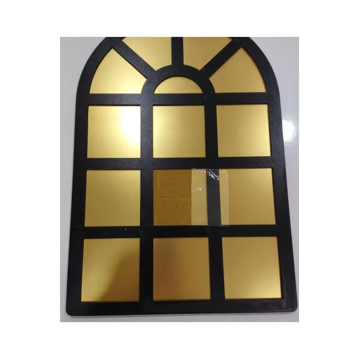 Dekoratif Pencere Ayna Pleksi Aynalı Kullanıma Hazır 60x40 Cm
