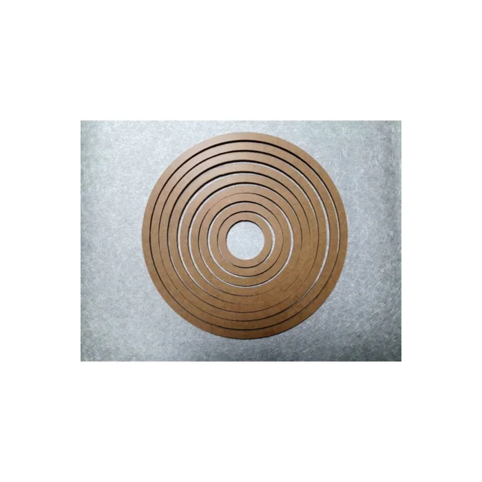 9lu Vidasız Ahşap Yuvarlak 3 Mm - 4 mm Kalınlıkta Kasnak, Düş Kapanı, Makrome Örgü Için Mdf Kasnak