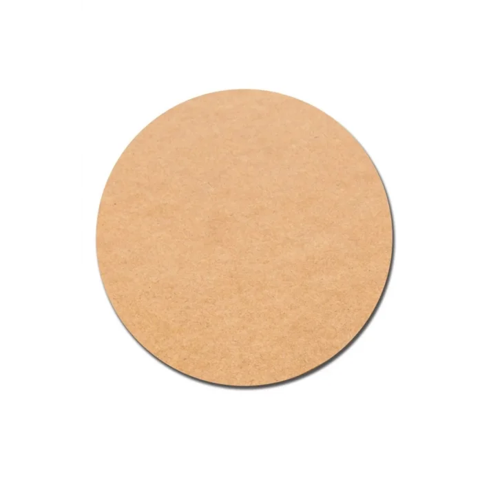 10 Cm Çap 3mm Ham Mdf 50li Paket Bardak Altlığı