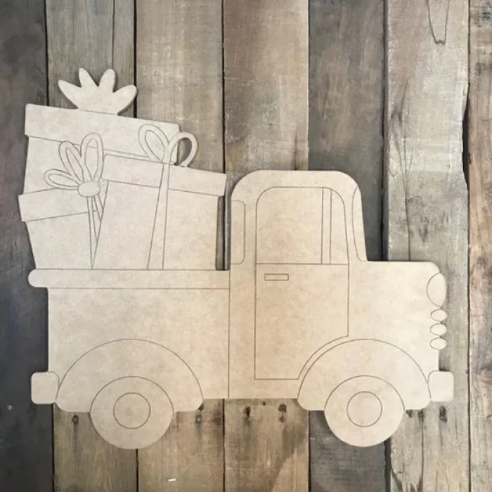 Ahşap Boyama Kamyon Hediye
