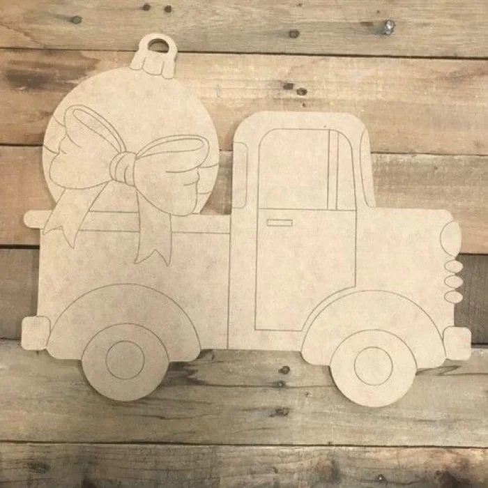 Ahşap Boyama Kamyon Top Hediye